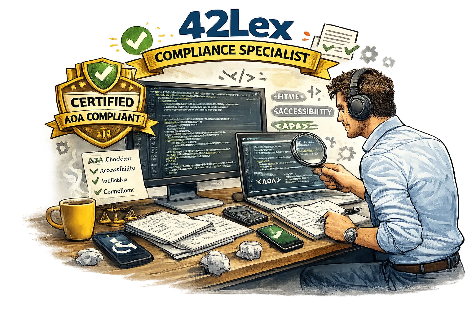 Native wcag 2.1 aa development